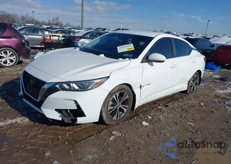 2021 Nissan Sentra Sv Xtronic Cvt z USA, uszkodzony, nr VIN 3N1AB8CV4MY308632